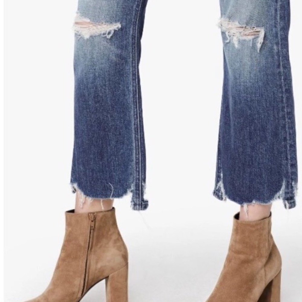 MOTHER SUPERIOR The Tripper Chew Denim Jeans In Cryin' Cowboys Wash - Picture 2 of 13